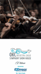 Mobile Screenshot of okcorchestraleague.org